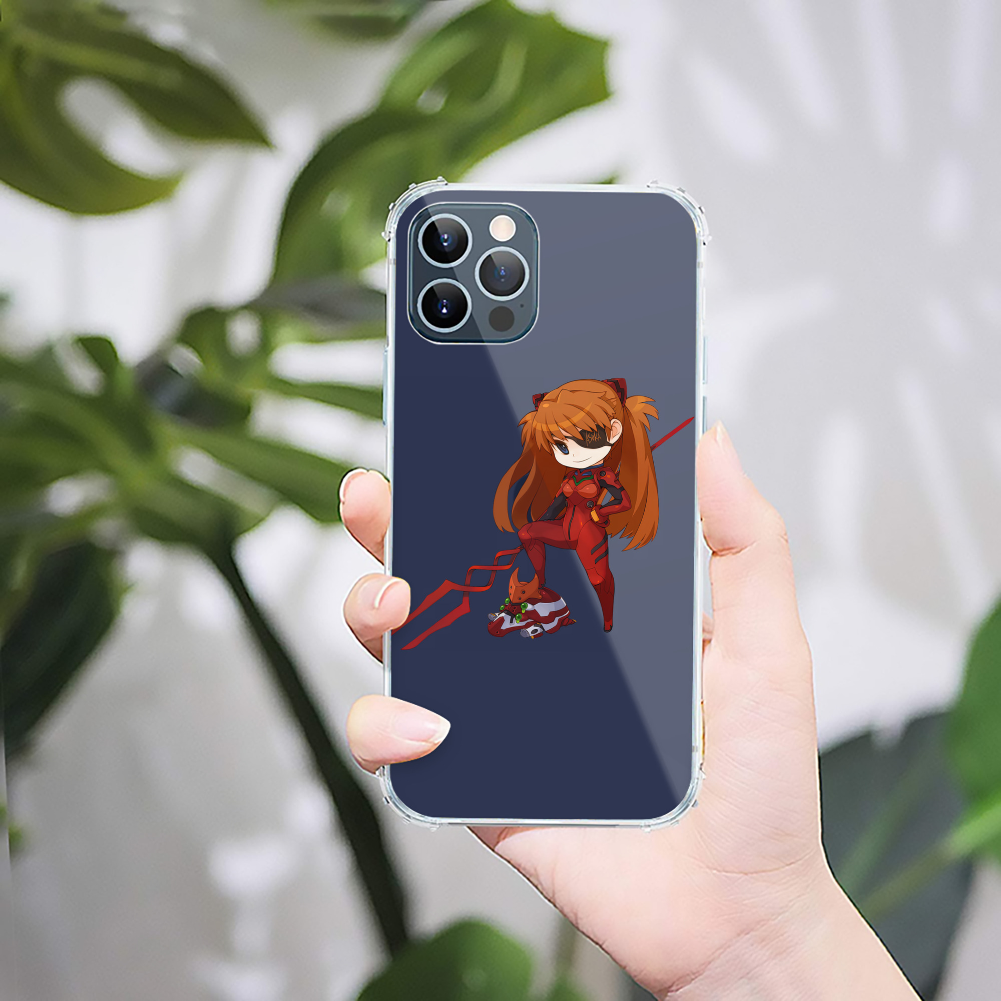 （画像用） EVA 新世紀エヴァンゲリオン 【iPhone 12シリーズ対応】透明スマホケース（クリアソフトケース）